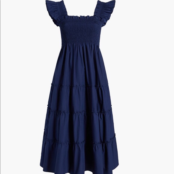 Hill House | Dresses | Hill House Home Ellie Nap Midi Dress Cotton ...